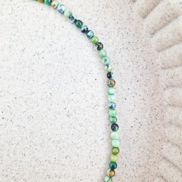 Chrysopaas ketting 4 mm kralen