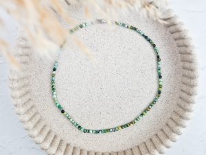 Chrysopaas ketting 4 mm kralen
