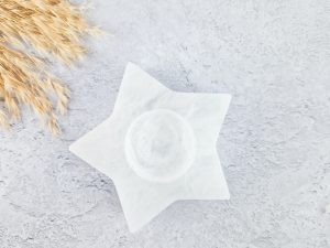 Seleniet waxinelichthouder ster