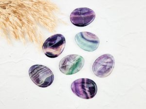 Fluoriet worry-stone / duimsteen