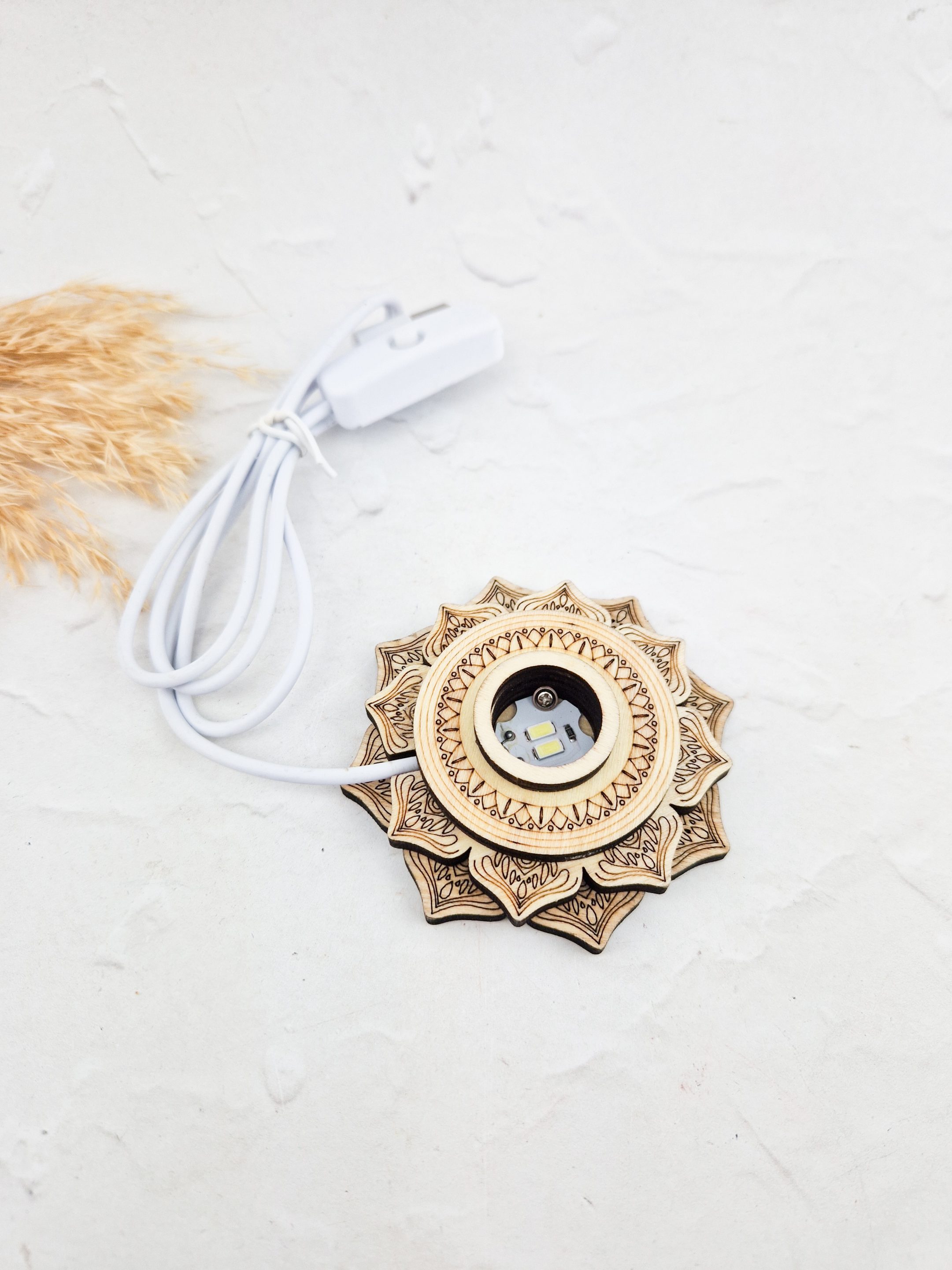 Bolhouder lampje (lotus)