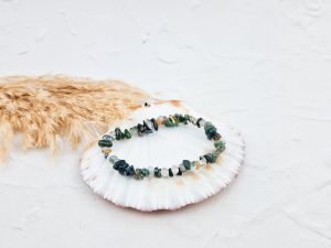 India agaat split armband