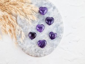 Amethist hartje (mini)