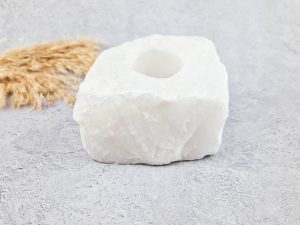 Bergkristal waxinelichthouder