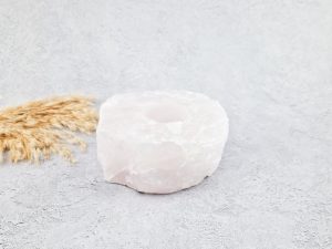 Rozenkwarts waxinelichthouder