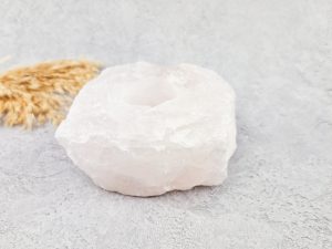 Rozenkwarts waxinelichthouder