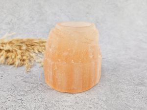 Seleniet waxinelichthouder rots (roze)