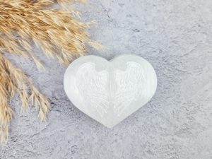 Seleniet hart met vleugels