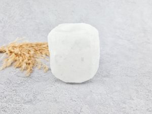 Zoutsteen waxinelichthouder (wit)