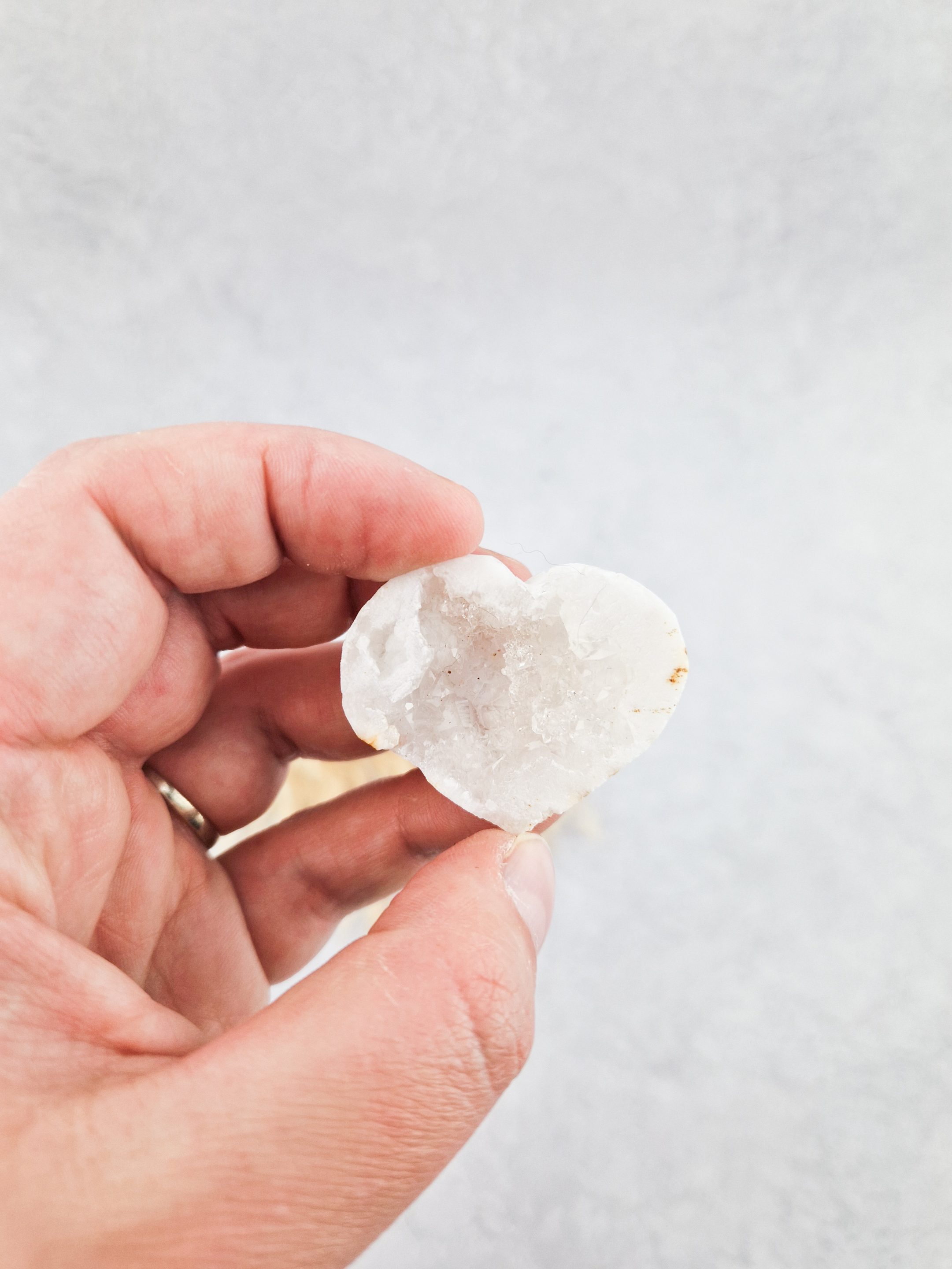 Kwarts geode hartje