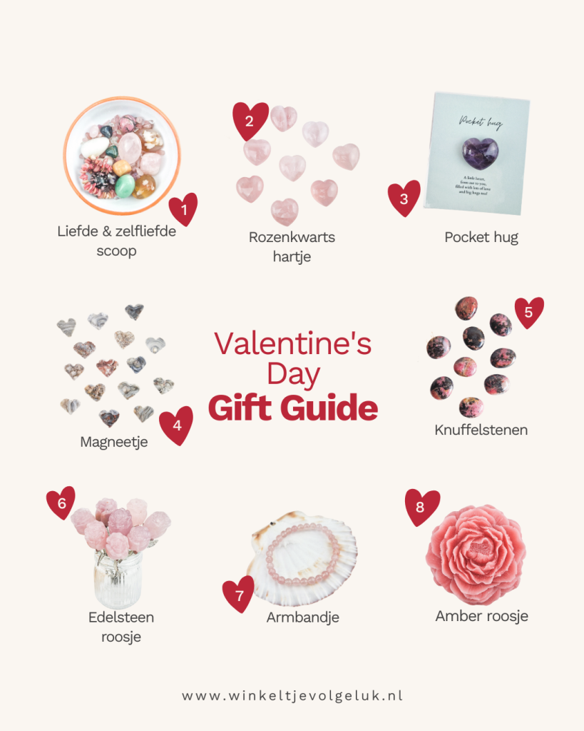Edelsteen cadeautjes voor Valentijnsdag