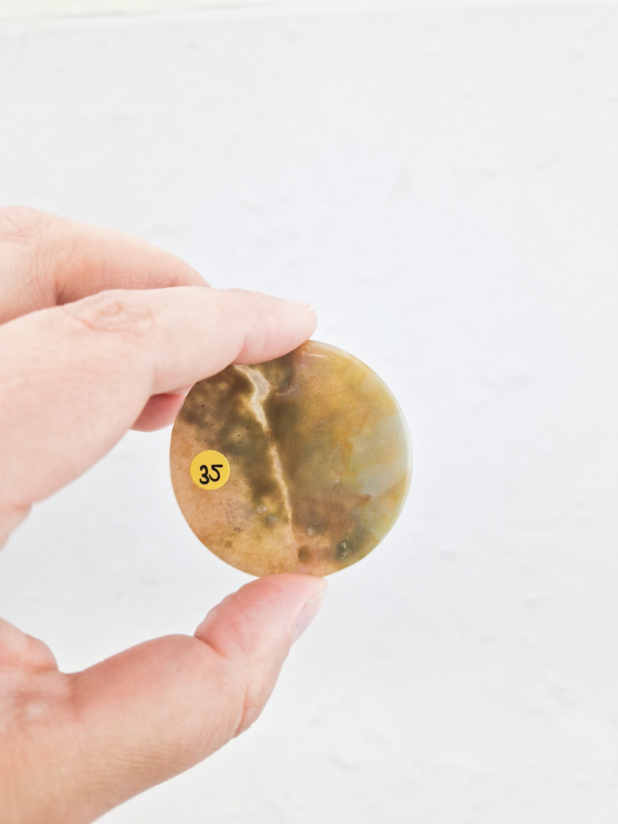 Oceaan jaspis schijfje