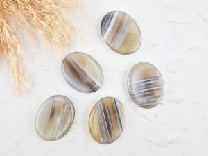 Agaat worry-stone / duimsteen