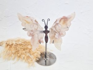 Bloemagaat vlinder op standaard