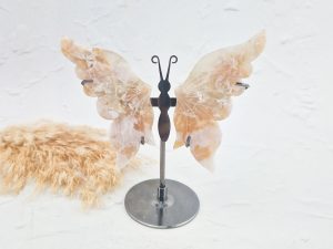 Bloemagaat vlinder op standaard