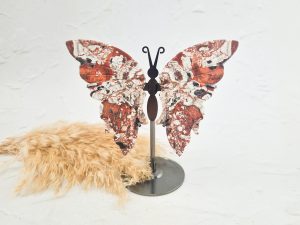 Mexicaanse agaat vlinder op standaard