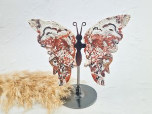 Mexicaanse agaat vlinder op standaard