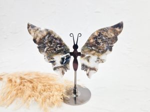 Mosagaat vlinder op standaard