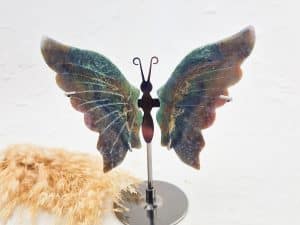 Oceaan jaspis vlinder op standaard