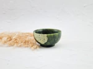 Groene jade schaaltje
