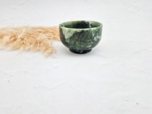 Groene jade schaaltje