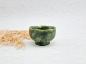 Groene jade schaaltje