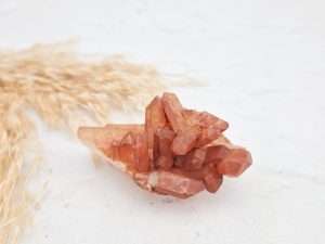 Tangarine kwarts cluster