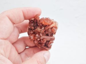 Tangarine kwarts cluster