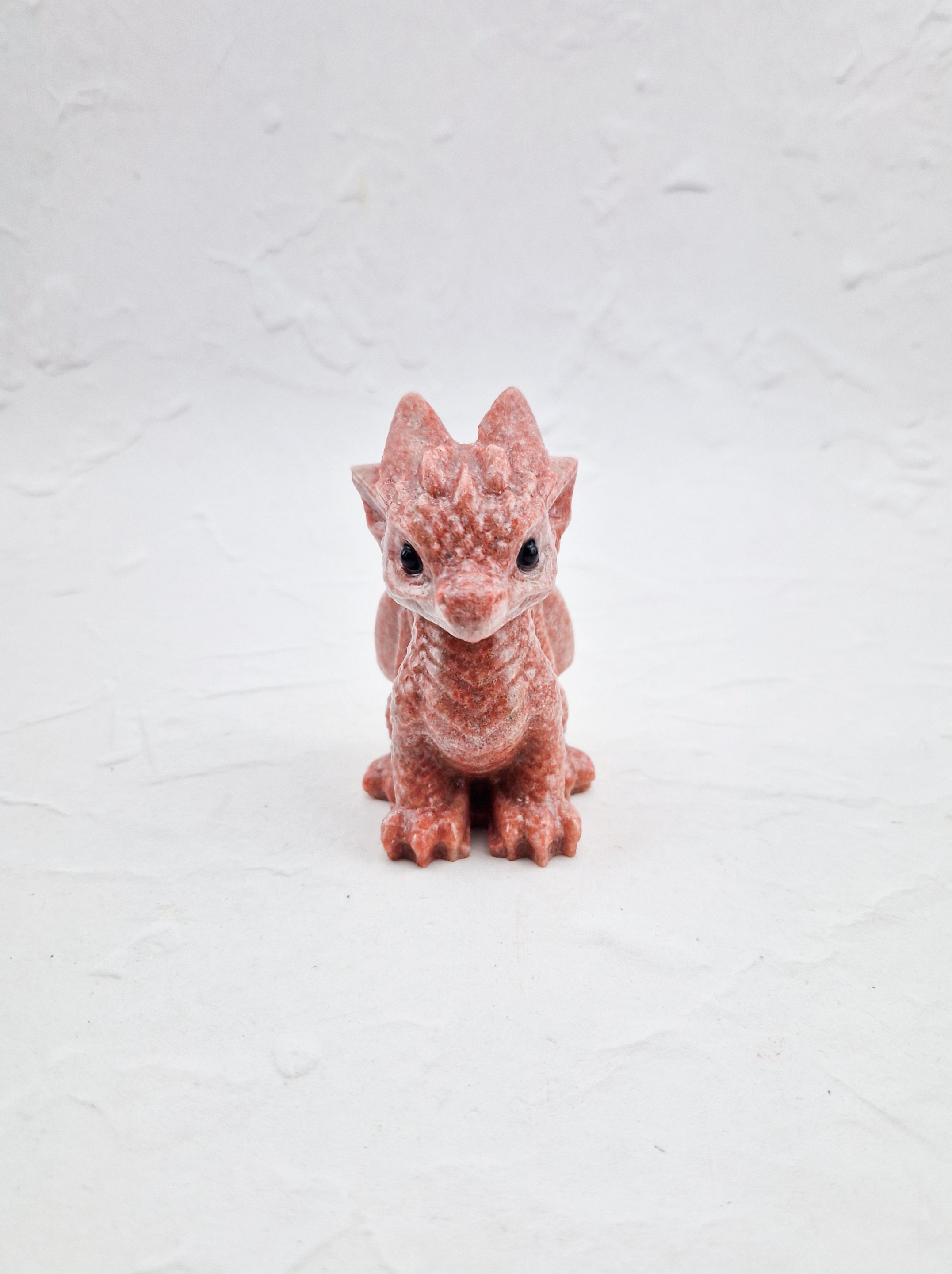 Roze jaspis baby draak
