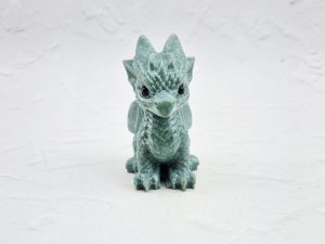 Groene jaspis baby draak